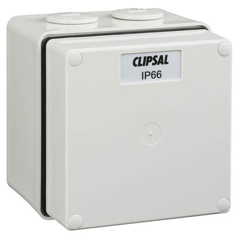 clipsal y junction box|Clipsal weatherproof junction box.